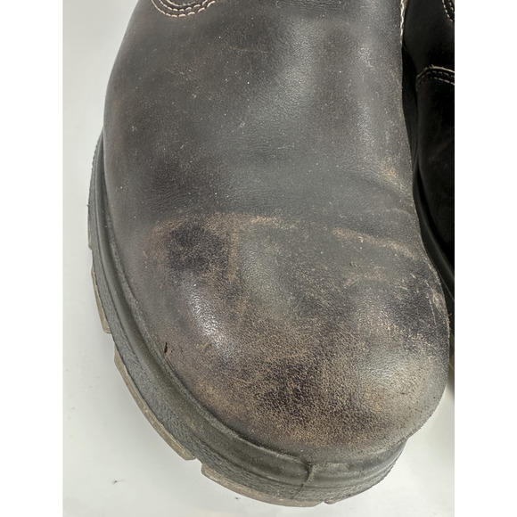 Redback Distressed Steel Toe Boots USBOK Red Back Elastic Brown Men's Size 14 - Picture 14 of 16